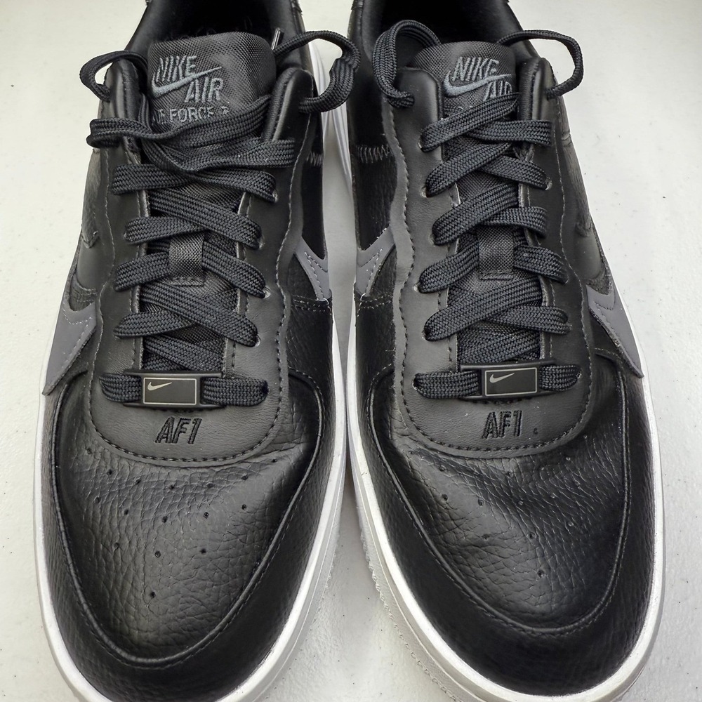 Nike Women's Air Force 1 Low Black with Gray Swoosh